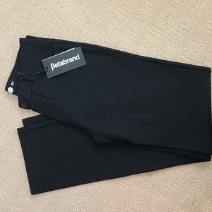 Betabrand Dress Pant Yoga Pants, Black